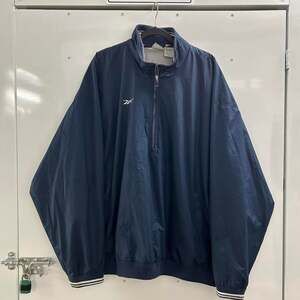 VTG 90s Reebok navy blue windbreaker jacket